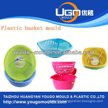 plastic carry basket moulding supplier injection basket mould in taizhou zhejiang china